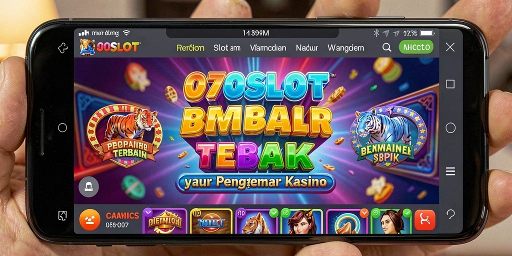 Tampilan antarmuka permainan slot 070SLOT yang menarik dan interaktif.