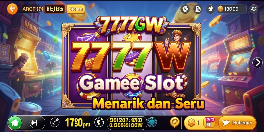 Gameplay seru dan menarik dari 7777W yang penuh warna.