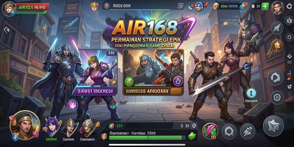Tampilan gameplay AIR168 yang seru dan menantang.