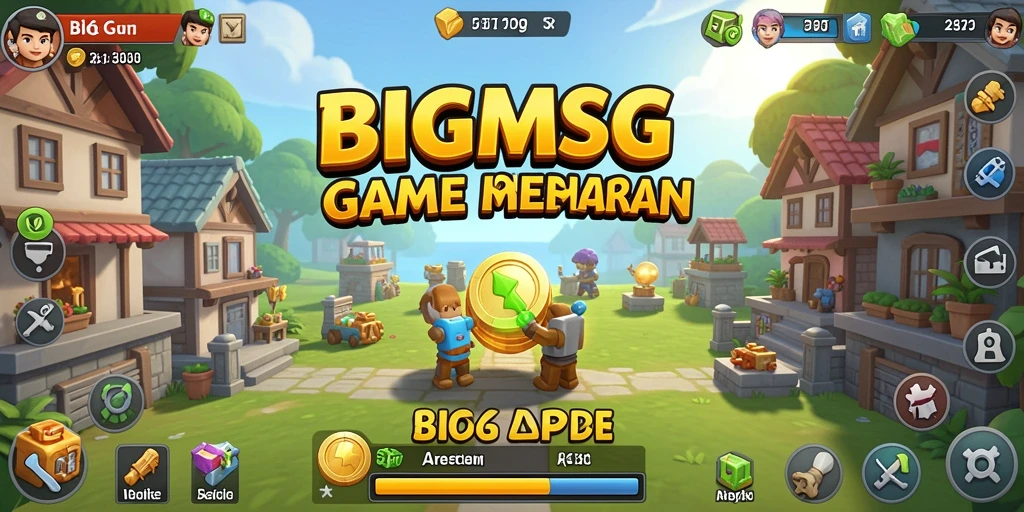 Screenshot gameplay BIGMSG yang menarik dan memikat.