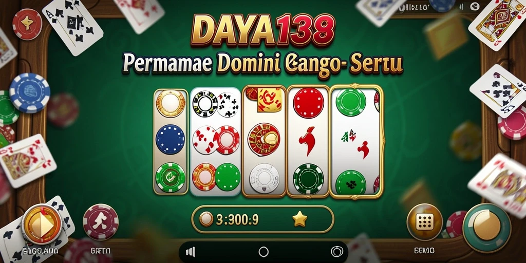 Screenshot DAYA138 menampilkan gameplay seru permainan domino.