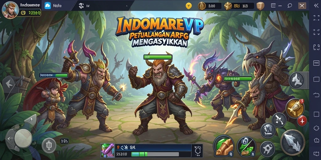 Gameplay seru di INDOMAREVIP dengan aksi ARPG yang mendebarkan.