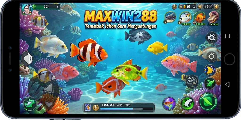 Gameplay seru menembak ikan di MAXWIN288.