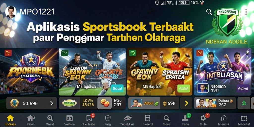 Tampilan gameplay menarik dari aplikasi Sportsbook MPO1221.
