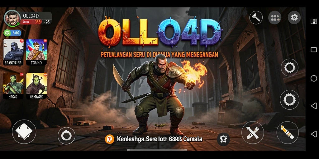 Screenshot menampilkan gameplay OLLO4D yang menegangkan dan interaktif.