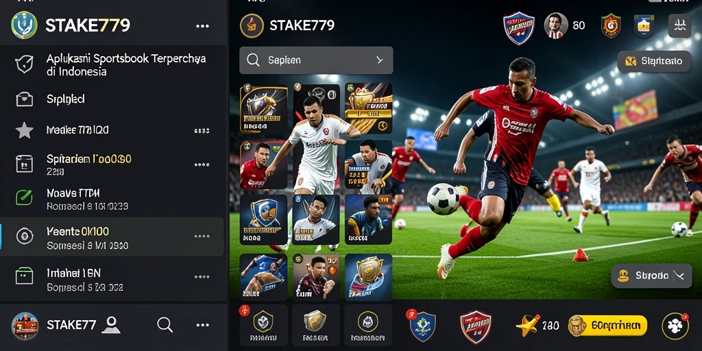 Tampilan gameplay Sportsbook STAKE779 yang dinamis dan interaktif.