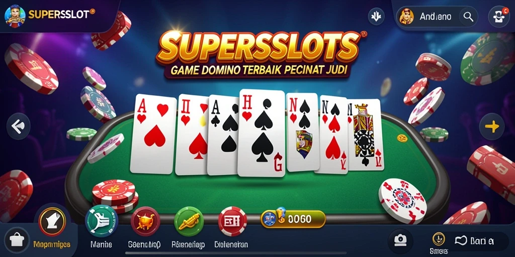 Gameplay menarik SUPERSLOTS dalam suasana domino yang menantang.